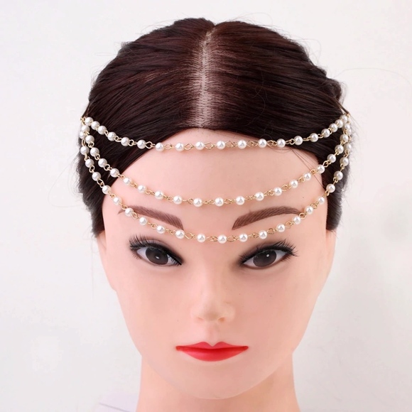 Pearl Strands Bobby Pin Hair Updo Accessory Clips - Picture 6 of 8